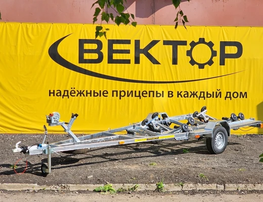 Одноосный прицеп для водной техники с тормозом ЛАВ 81016