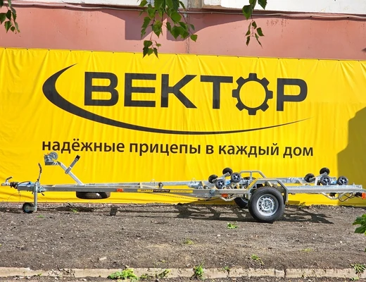 Одноосный прицеп для водной техники с тормозом ЛАВ 81016