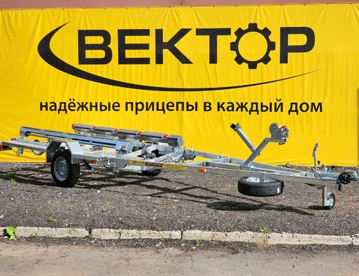 Одноосный прицеп для водной техники с тормозом ЛАВ 81016 с ложементом Одноосный прицеп для водной техники с тормозом ЛАВ 81016 с ложементом