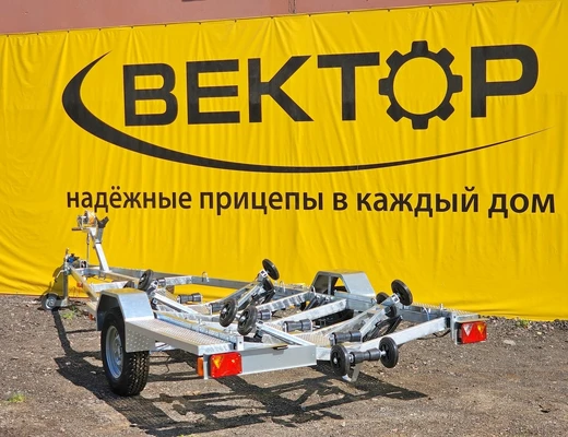 Одноосный прицеп для водной техники с тормозом ЛАВ 81016A