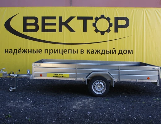 Бортовой одноосный прицеп без тормоза колея 1740 мм ЛАВ 81012C 4.0 Бортовой одноосный прицеп без тормоза колея 1740 мм ЛАВ 81012C 4.0