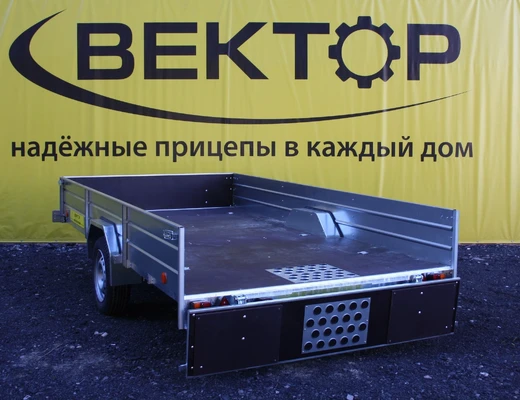 Бортовой одноосный прицеп без тормоза колея 1740 мм ЛАВ 81012C 4.0 Бортовой одноосный прицеп без тормоза колея 1740 мм ЛАВ 81012C 4.0